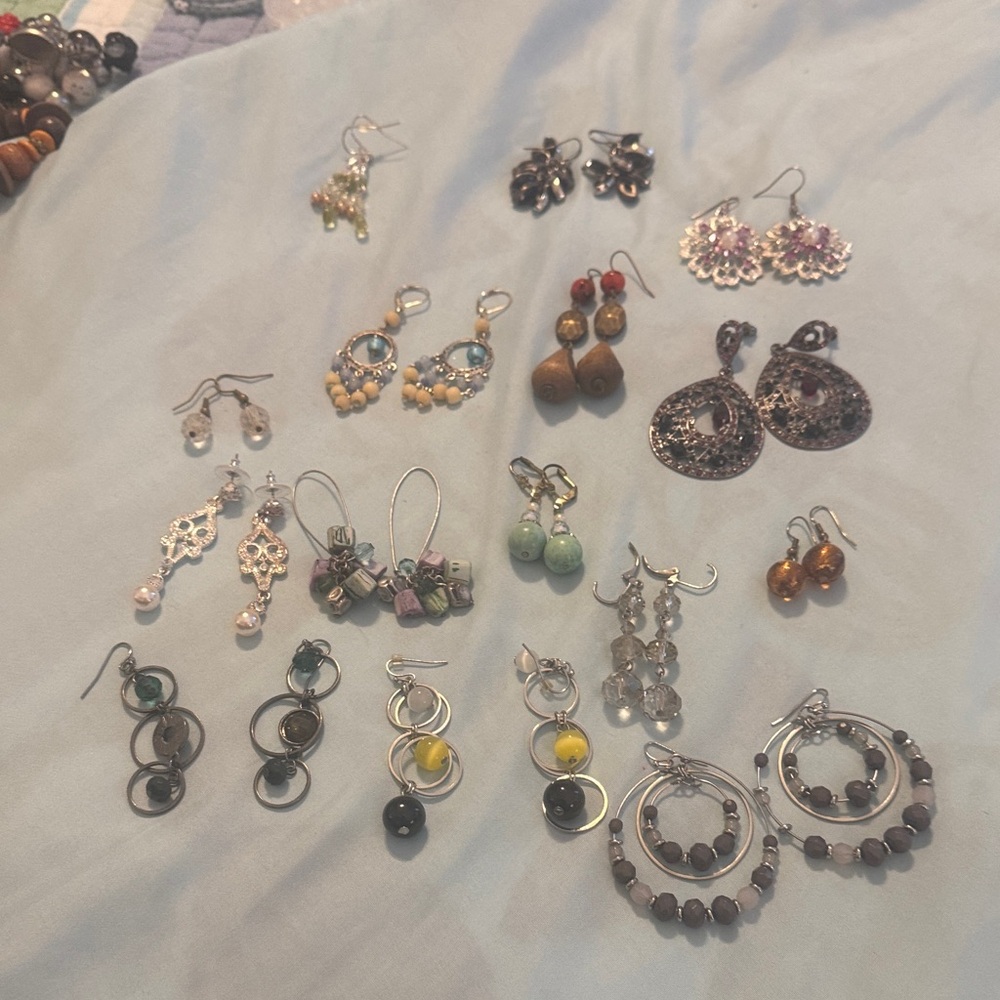 Lot of Random Multicolor Earrings
